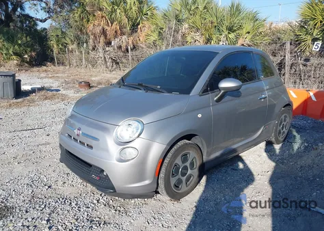 2017 Fiat 500E Battery Electric from USA, damaged, VIN 3C3CFFGE8HT579984